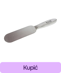 Metalowa podstawa do pilnika Kodi do pedicure szara 260x45x20 mm